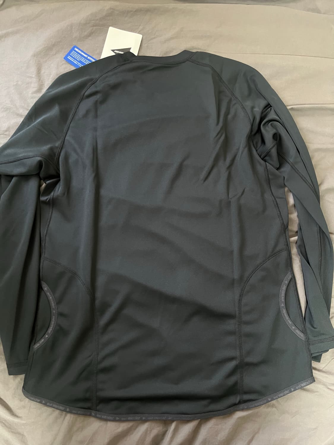 (L) 앤드원더 블랙 롱슬리브 드라이 져지 새상품 and wander 상품이미지7