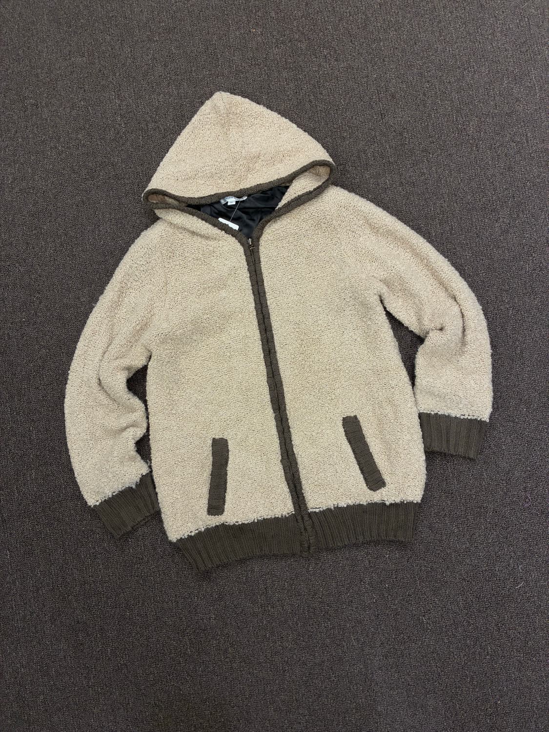 38)Japanese vintage 여성 니트 후드집업 상품이미지3