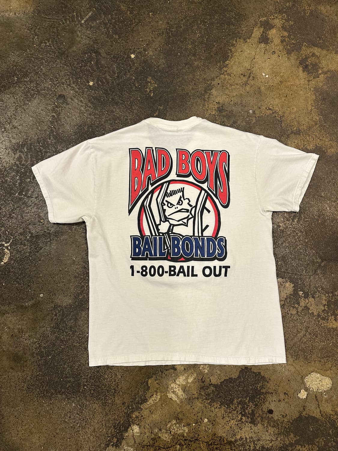빈티지 90s 배드보이 베일본드 티셔츠 상품이미지2
