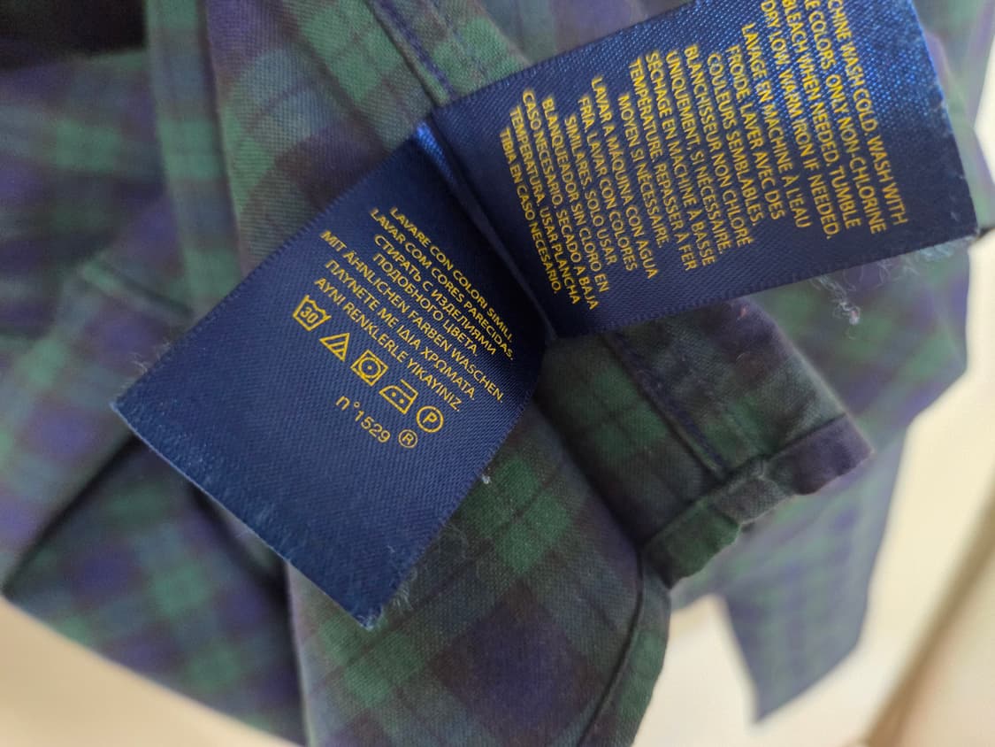 랄프로렌 체크 셔츠 XL 상품이미지6