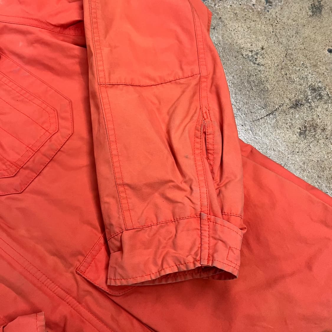 [정품/M] 폴로 랄프로렌 오렌지색 후드 야상 점퍼 b17 상품이미지5