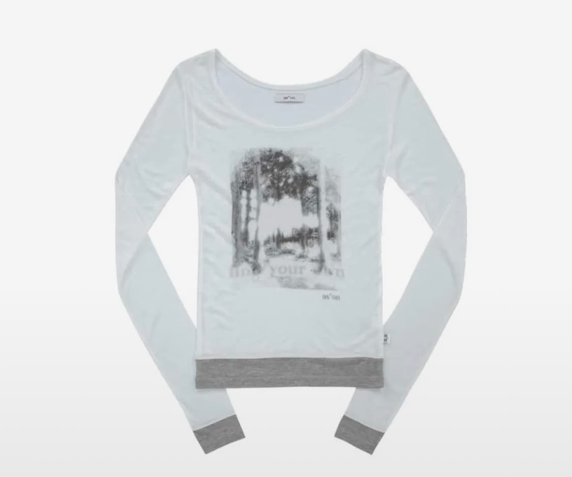 애즈온 포레스트 레이어드 티 상품이미지1