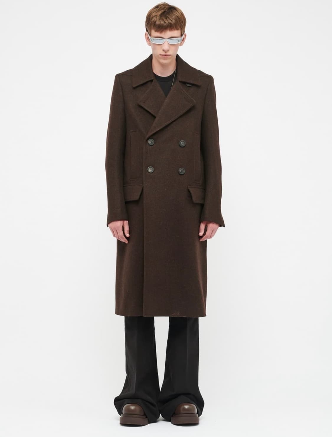 릭오웬스 더블 브레스티드 코트 48사이즈 상품이미지2