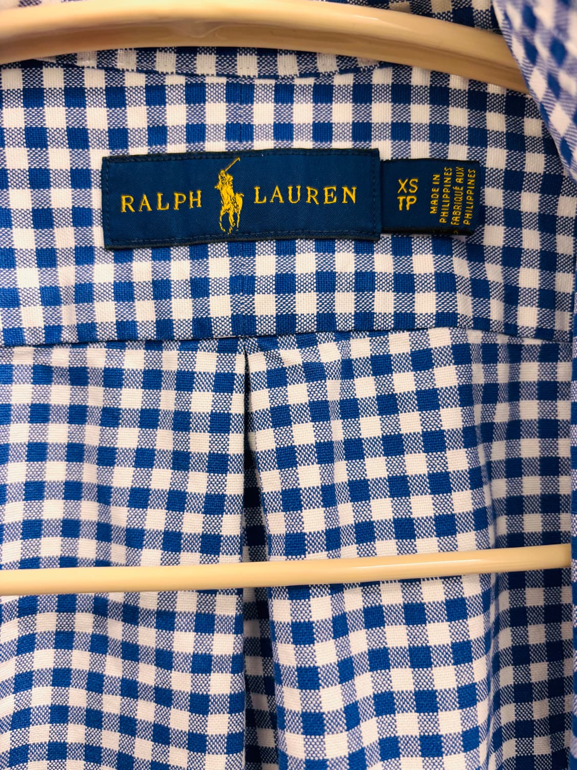 폴로 랄프로렌(Polo Ralph Lauren) 깅엄 체크 셔츠 블루 상품이미지3
