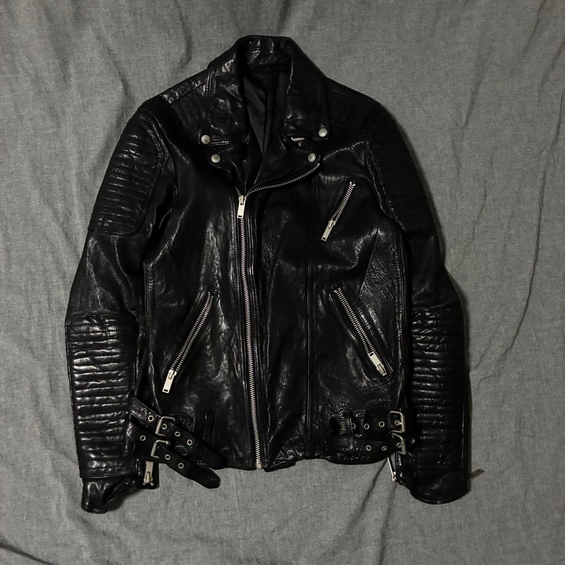 이태리 램스킨 라이더 자켓 상품이미지7
