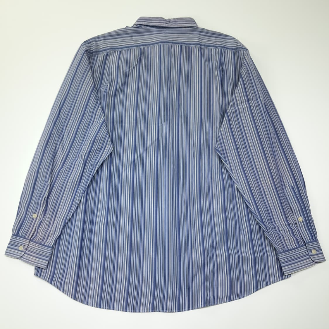 CL433 XL 폴로 90s 코튼 멀티스트라이프 블루 셔츠 남방 상품이미지6