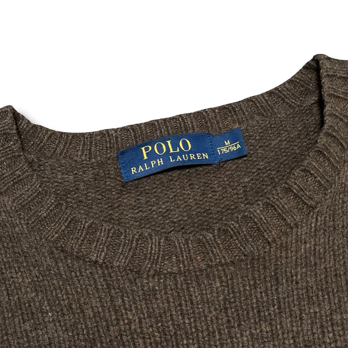 [M] 폴로 랄프로렌 브라운 울 앙고라 니트 스웨터 상품이미지2