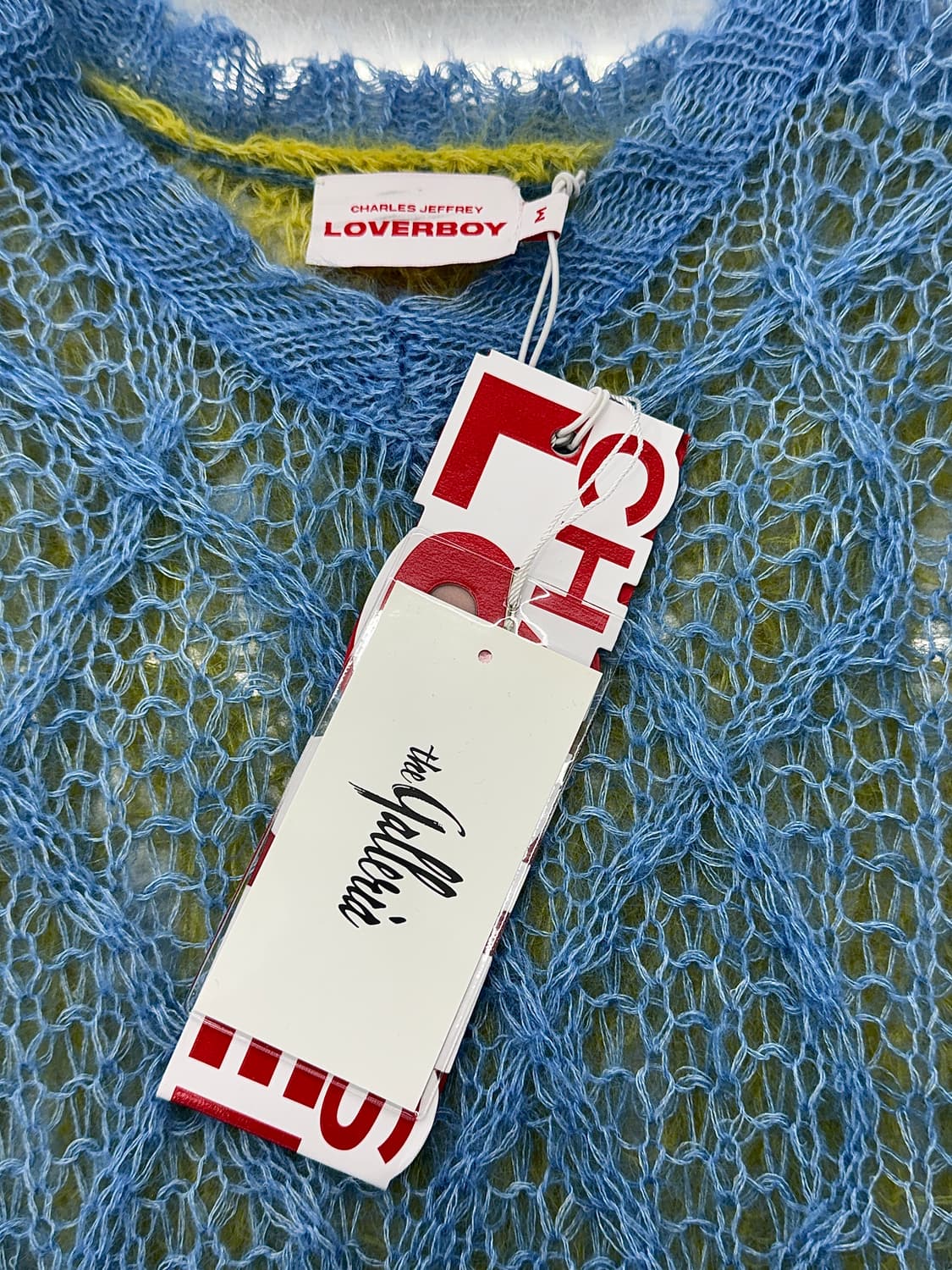 찰스 제프리 러버보이 로즈 펑 케이블 니트 베스트 상품이미지7