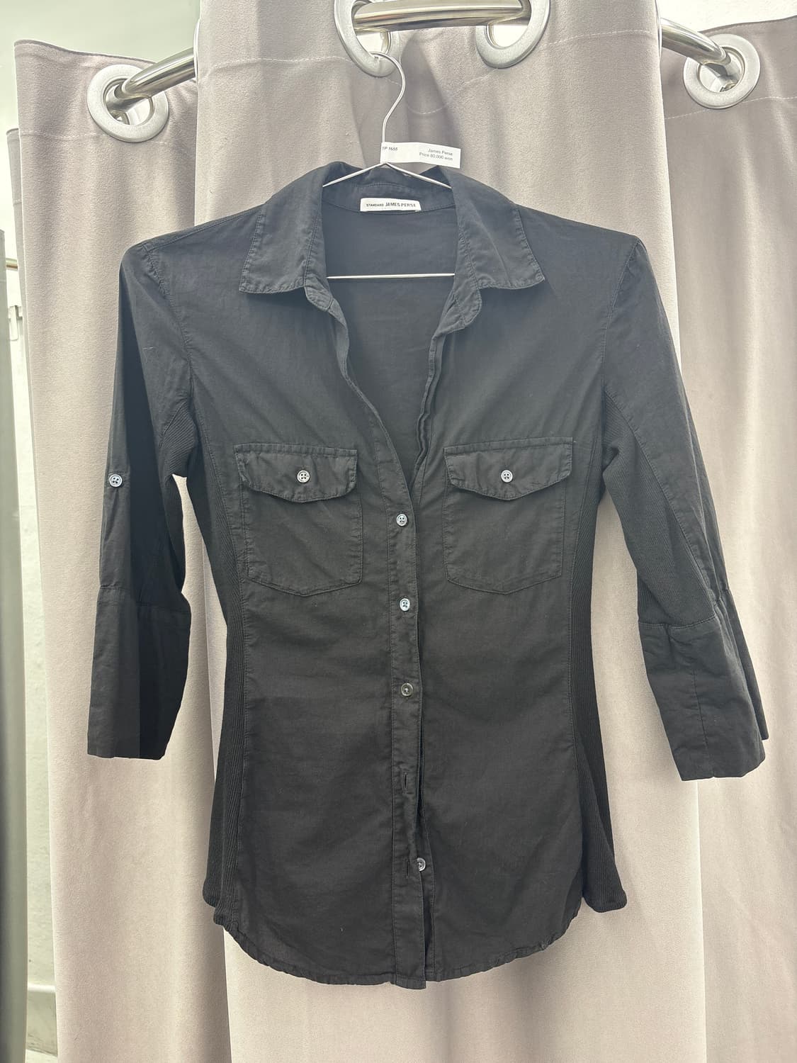 제임스펄스 7부소매 코튼셔츠 상품이미지1