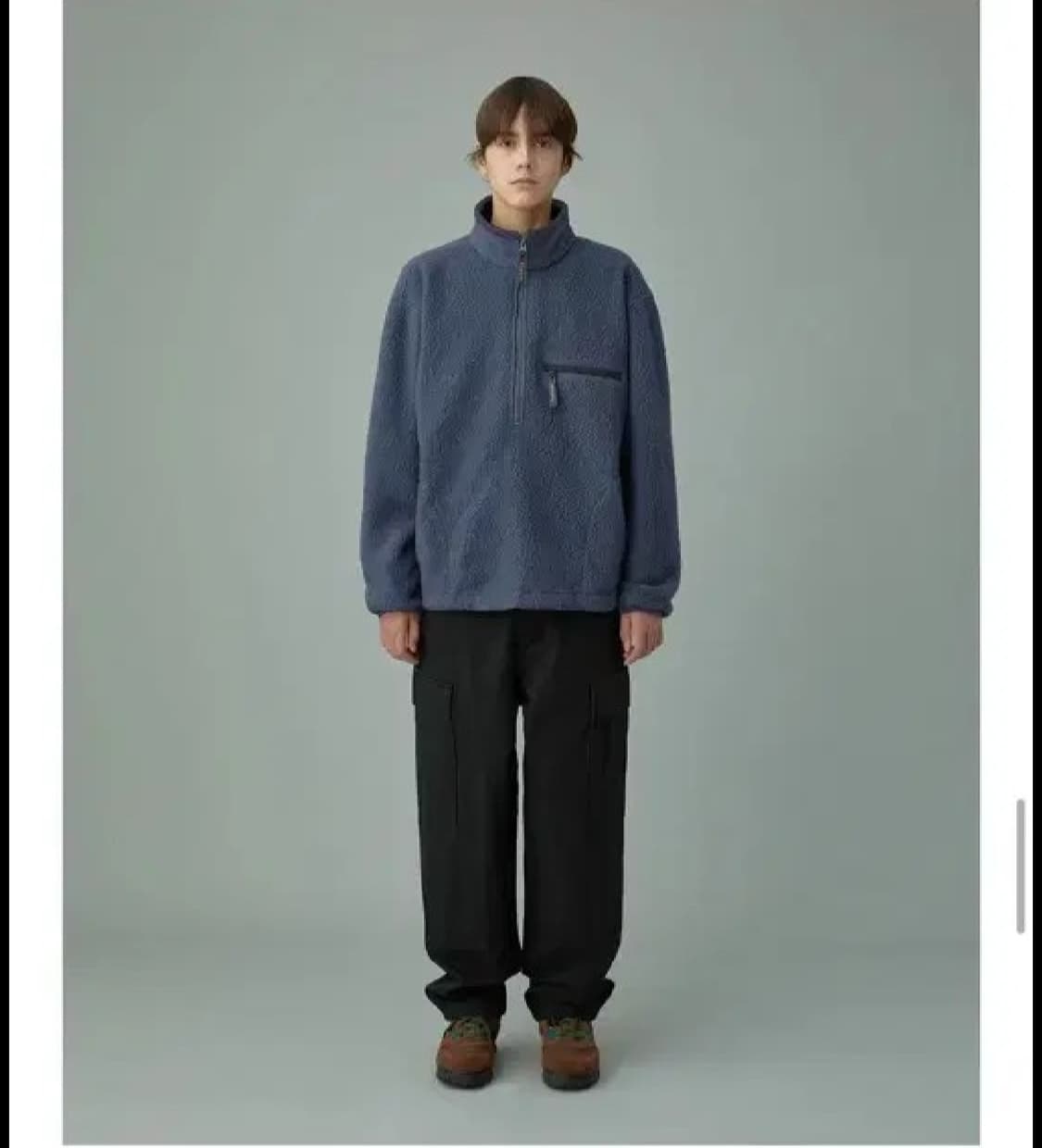 카키스 쉐르파 풀오버 네이비 상품이미지1