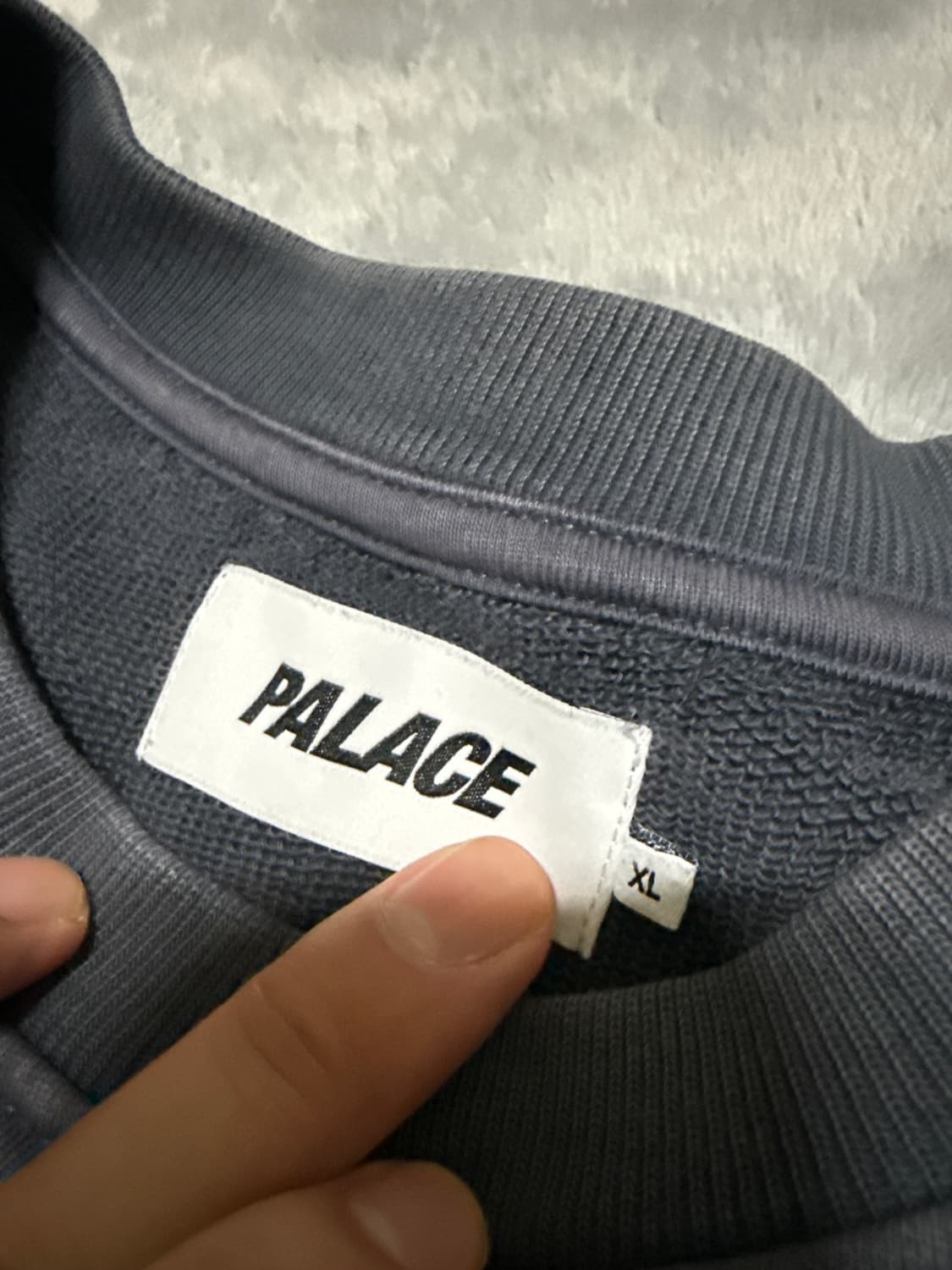 팔라스 플래그 스트라이프 크루넥 네이비 XL 22SS 상품이미지4