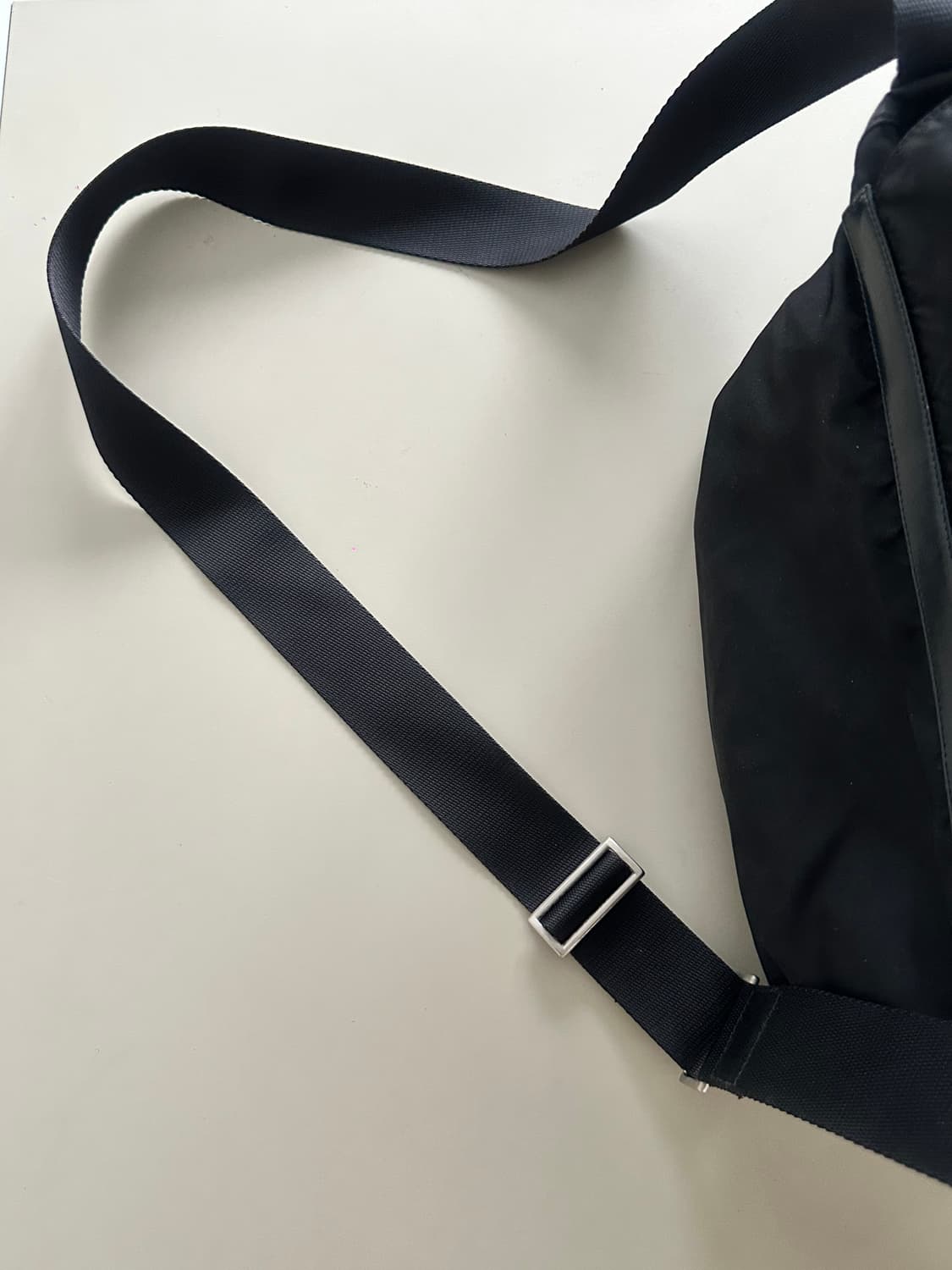 [PRADA] 정품 프라다 나일론 메신저 크로스백 블랙 삼각로고 상품이미지7