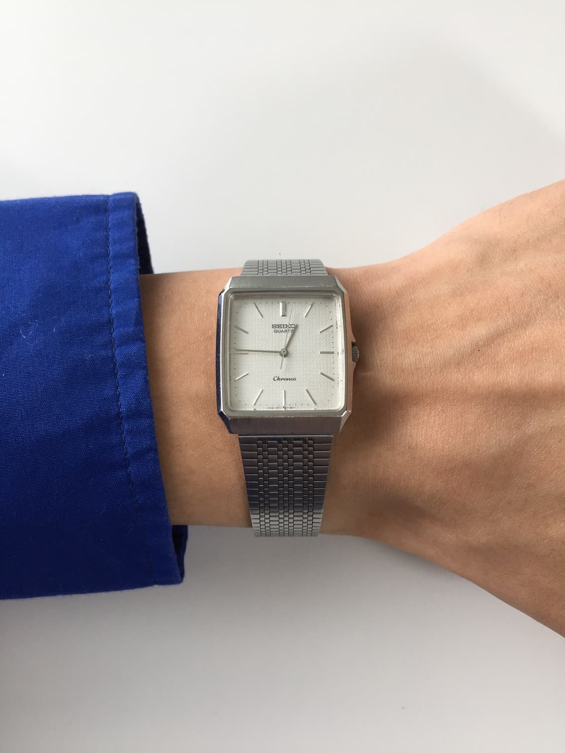 80s seiko chronos slim square quartz 상품이미지5