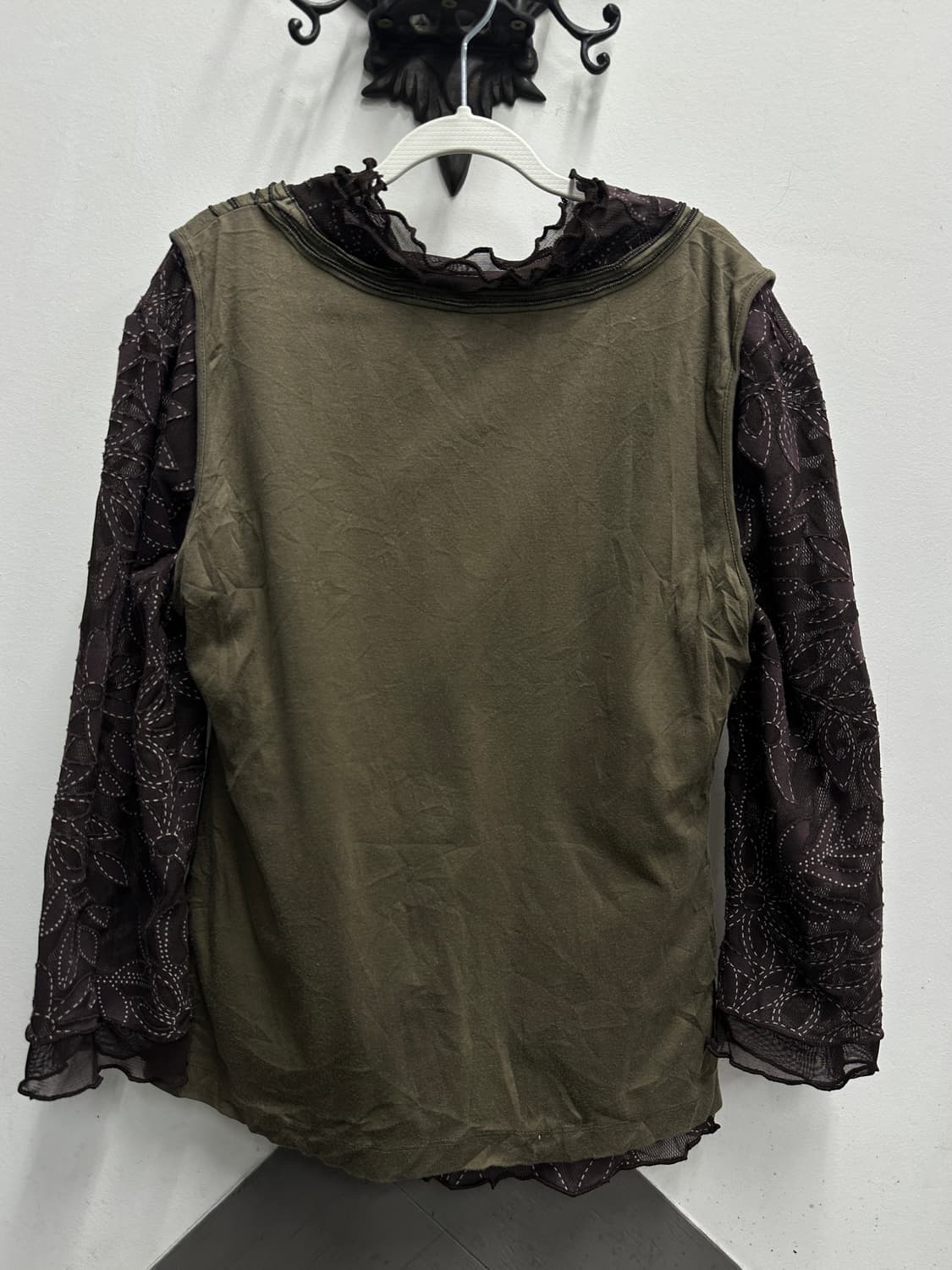 🤎하구미의 플라워 그런지 코디세트🤎브라운 히피 레이어드 일본 빈티지 상품이미지4