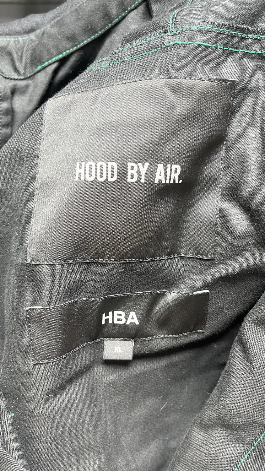 (XL) 후드바이에어 HOOD BY AIR 데님 트러커 자켓 새상품 상품이미지6
