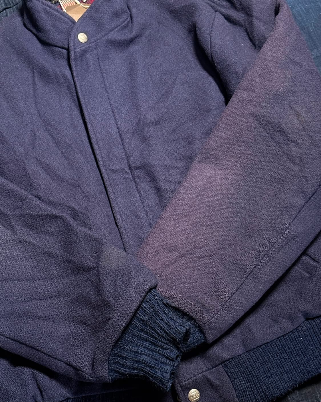 80‘s 엘엘빈 울 해링턴 자켓 M 상품이미지3