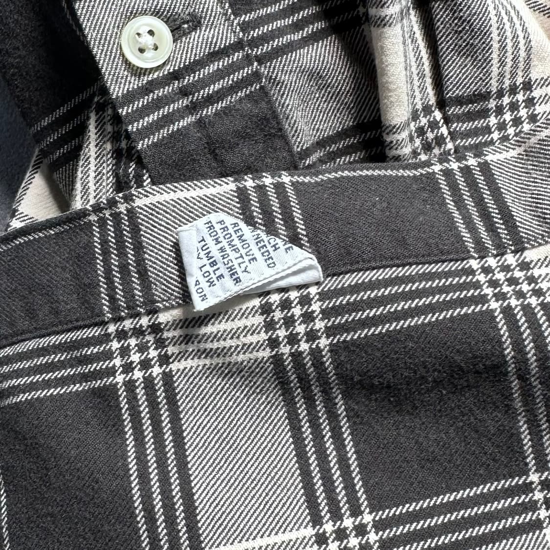 폴로 블랙 체크 블레이크 핏 셔츠 (va.64) 상품이미지5