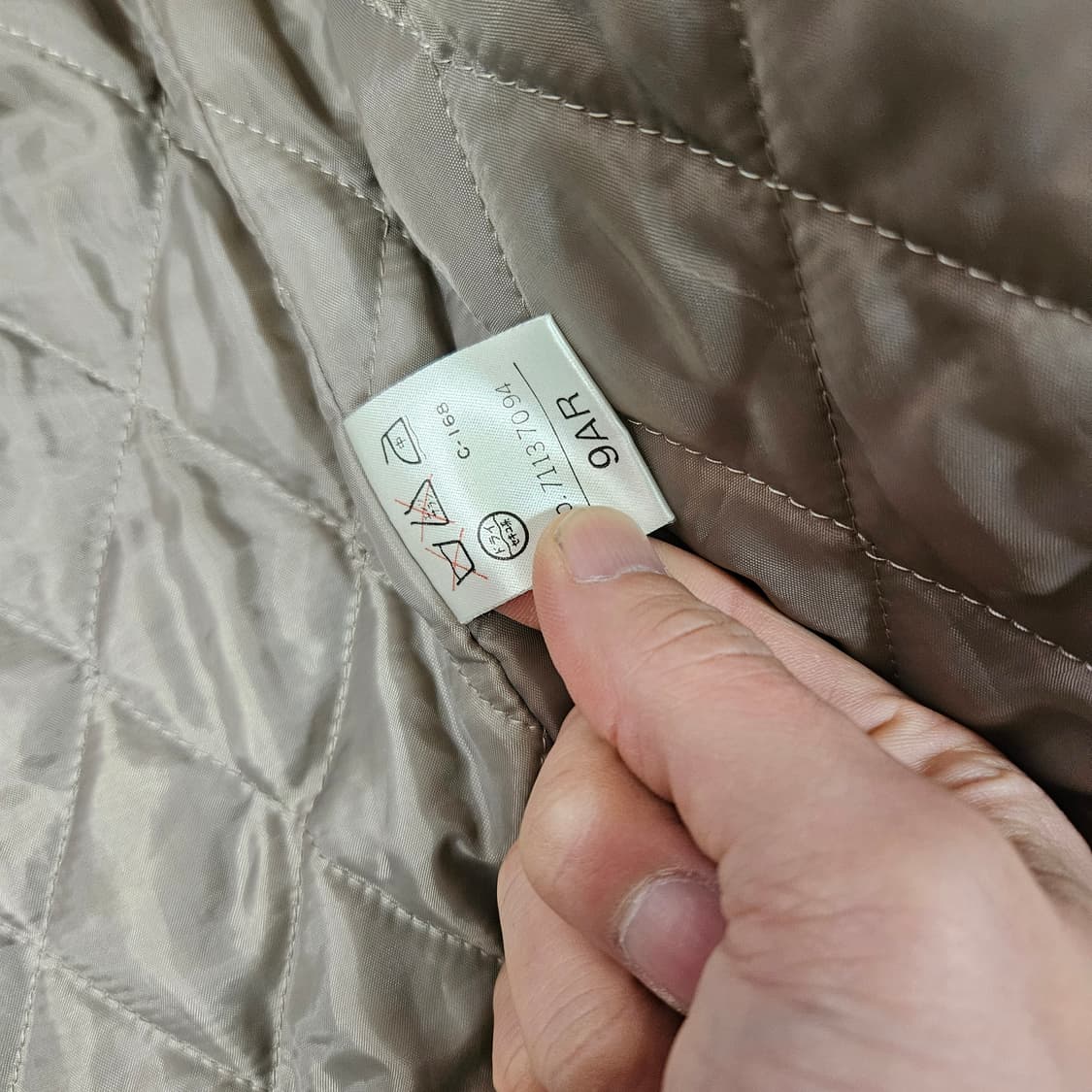 GAY GIBSON in Japab 90's 나일론 덧댐 울 후드 자켓 상품이미지9