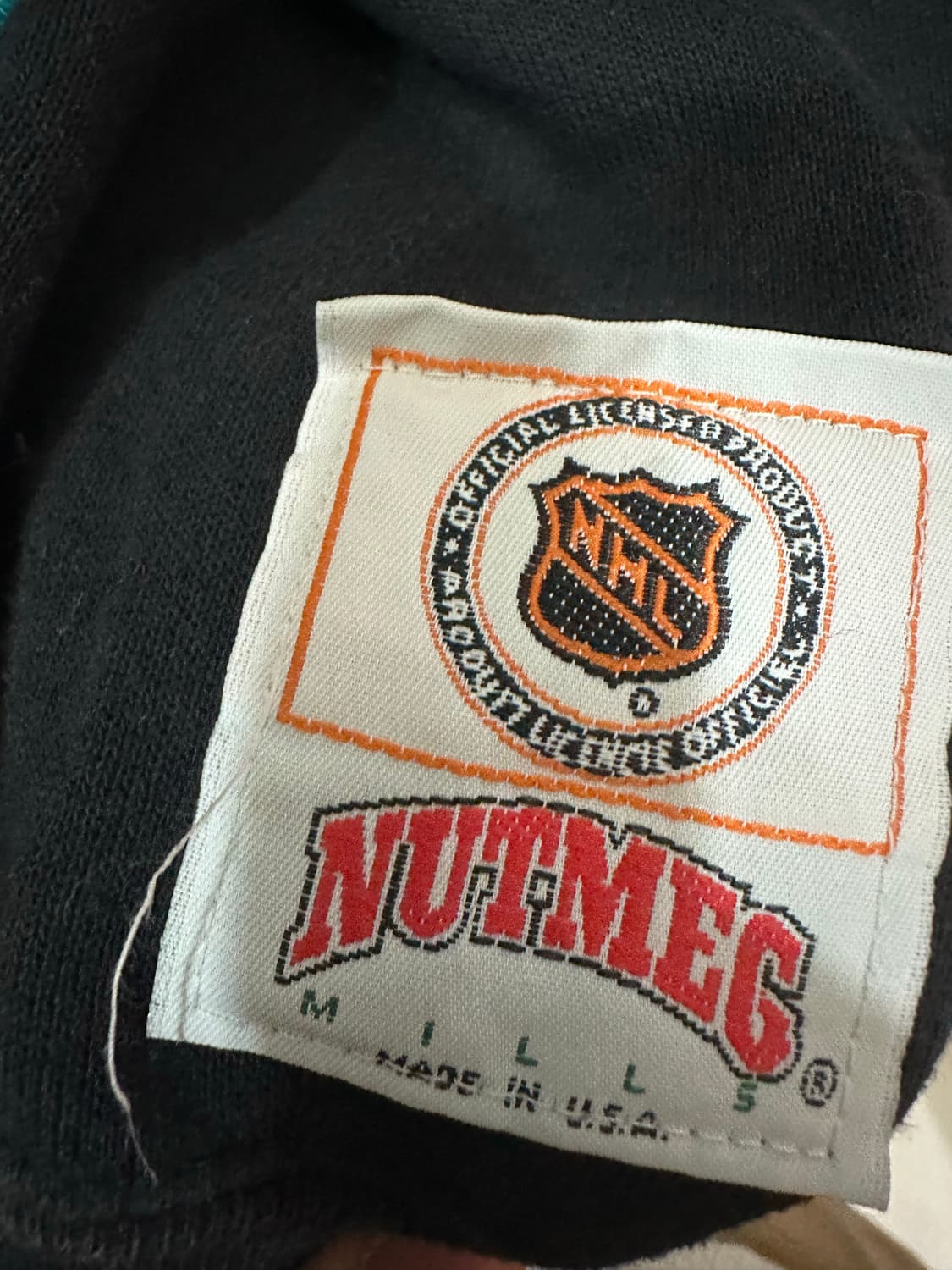 90s NUTMAG NHL made in U.S.A 스웻셔츠 맨투맨 M 상품이미지4