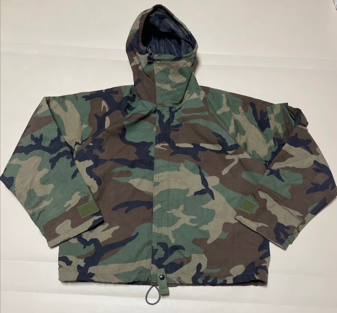 미군 우드랜드 카모 방호복 케미컬 자켓 M/R 상품이미지1