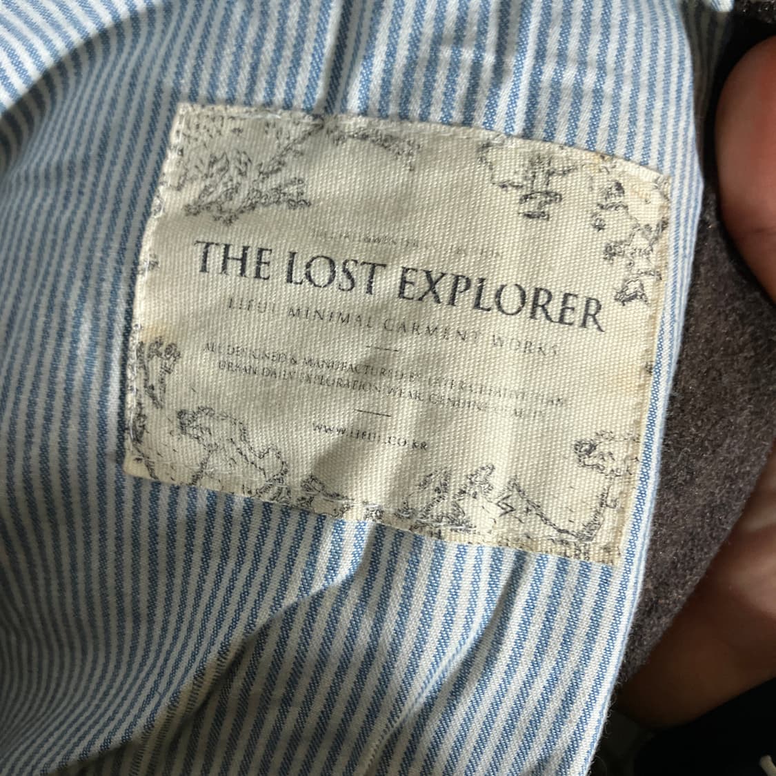 M)라이풀 울 덕다운 패딩 점퍼 상품이미지4