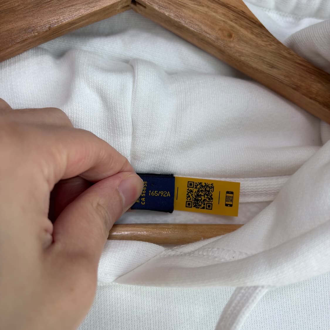 폴로 랄프로렌 빅로고 후드 화이트 상품이미지4