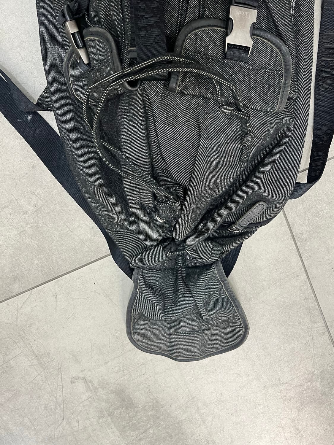 Lucas 데님 복조리 버클 백팩 상품이미지8