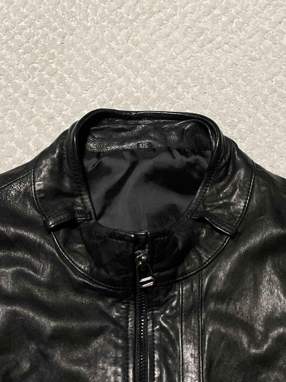 광희시장 웨스턴 무드 램스킨 양가죽 포켓 레더 자켓 상품이미지4