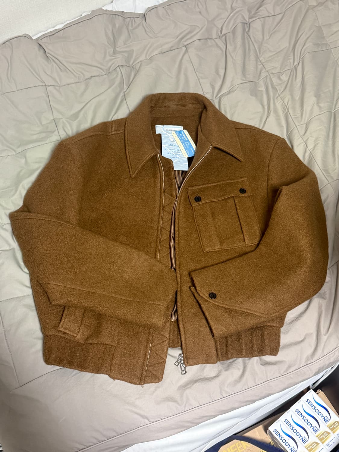 웨이비니스 크룩드 크롭 자켓 2사이즈 상품이미지1