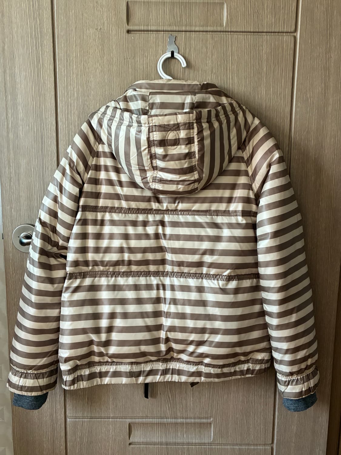 스트라이프 패딩 점퍼 상품이미지2