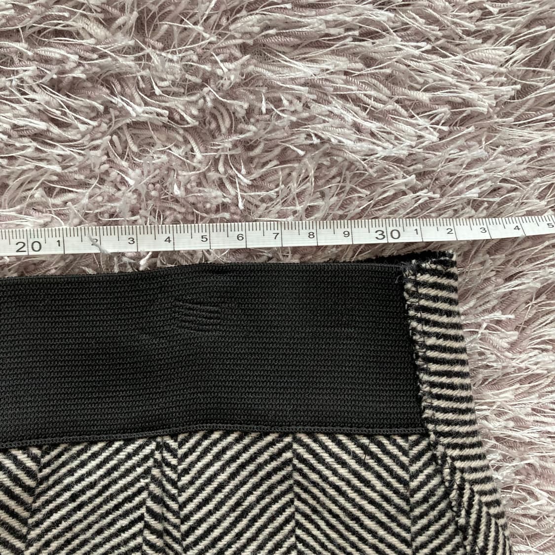 TIME 헤링본 와이드 팬츠 상품이미지5