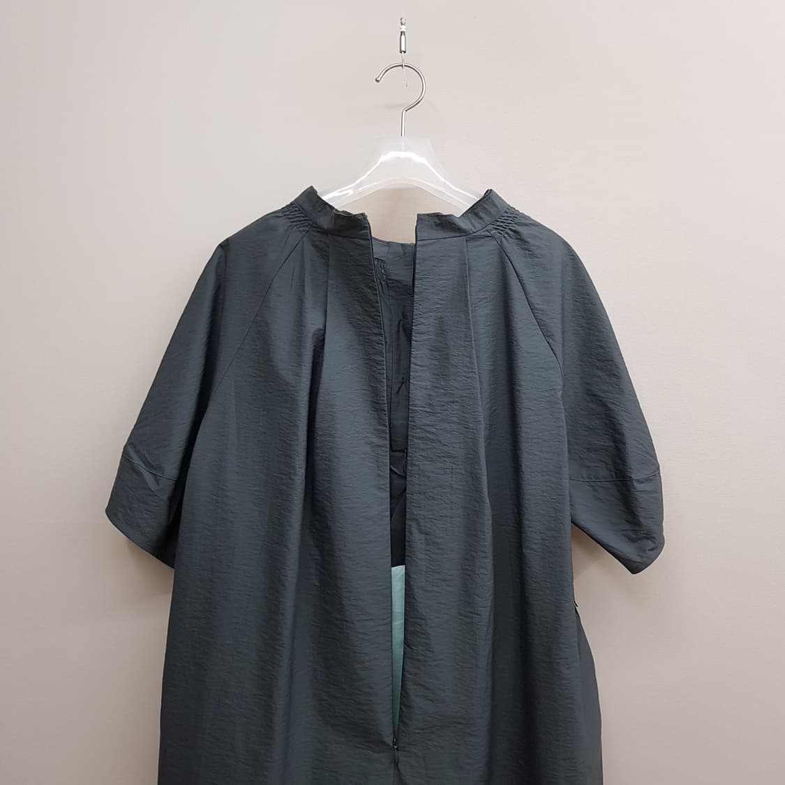 한섬 래트 2022 셔츠형 배색 원피스 82-94-160사이즈 상품이미지6