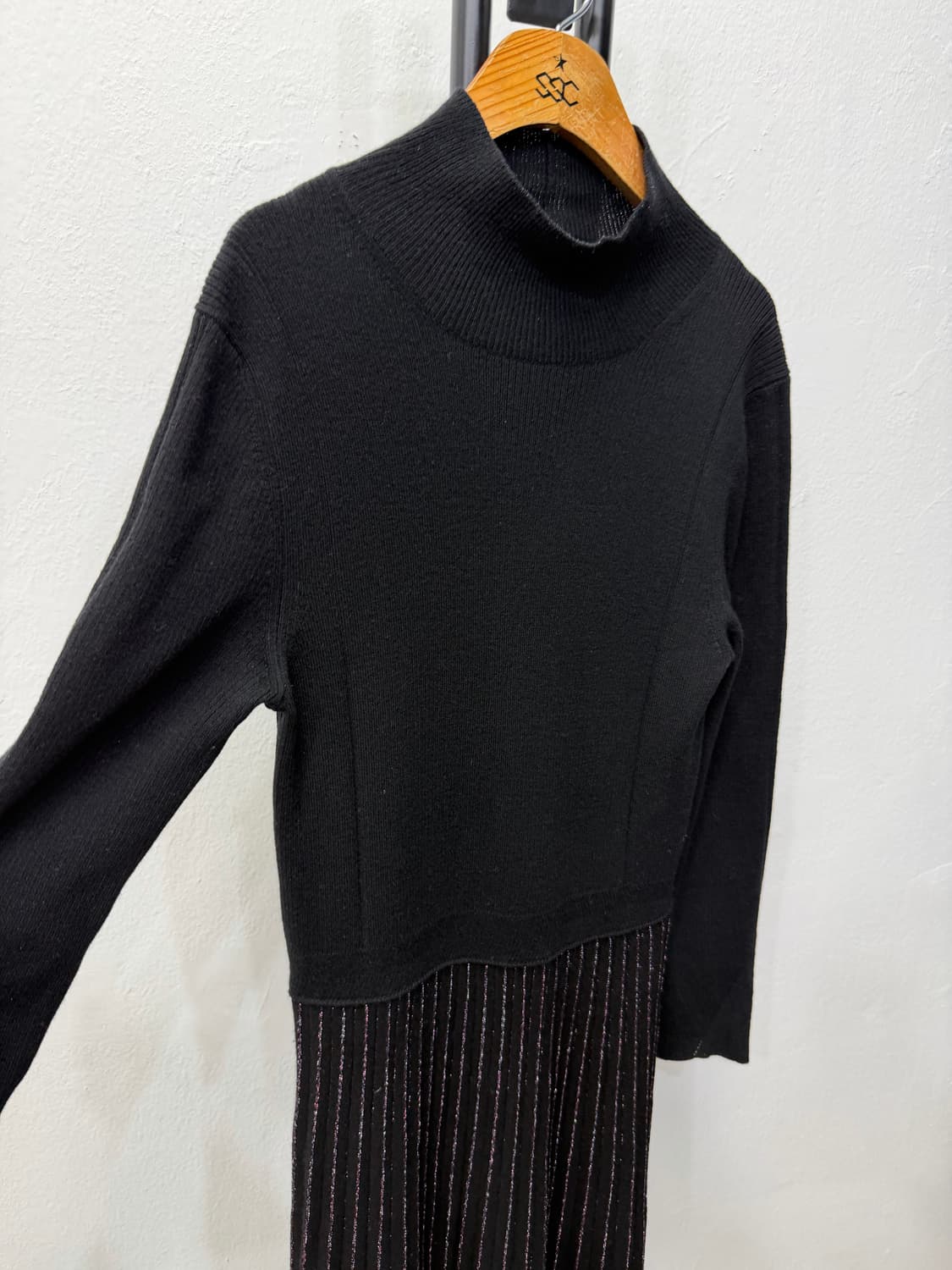 정품) TIME 타임 한섬 니트 원피스 90 F 상품이미지2