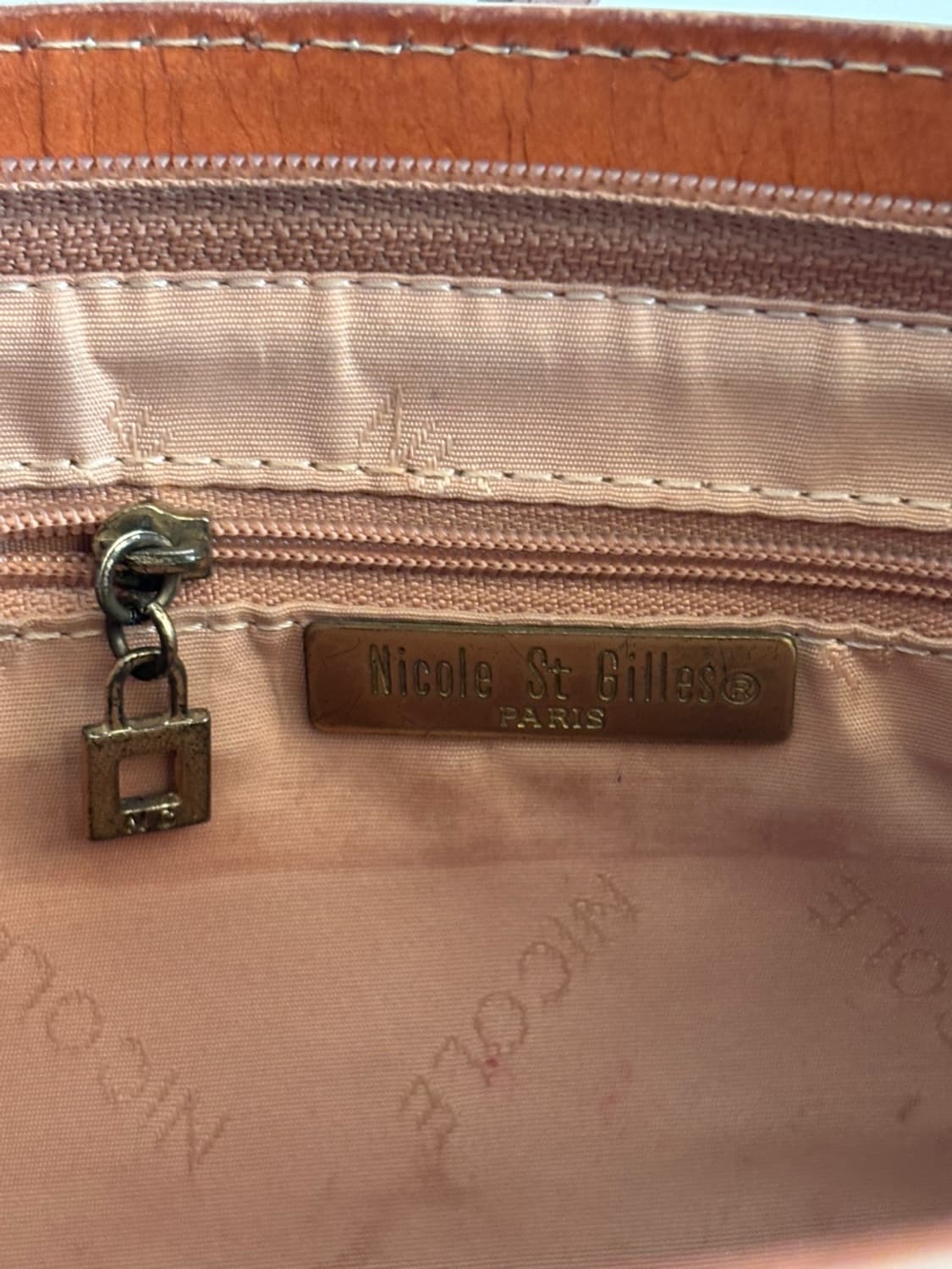 Vintage Nicole St Gilles Leather Bag 상품이미지9