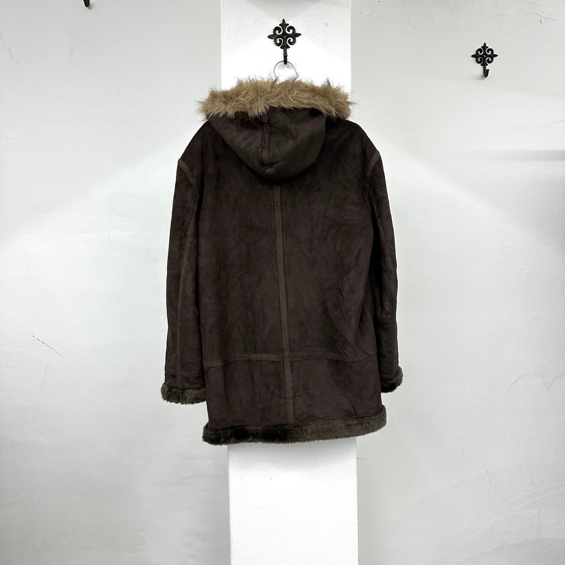 Brown fur jacket 상품이미지4