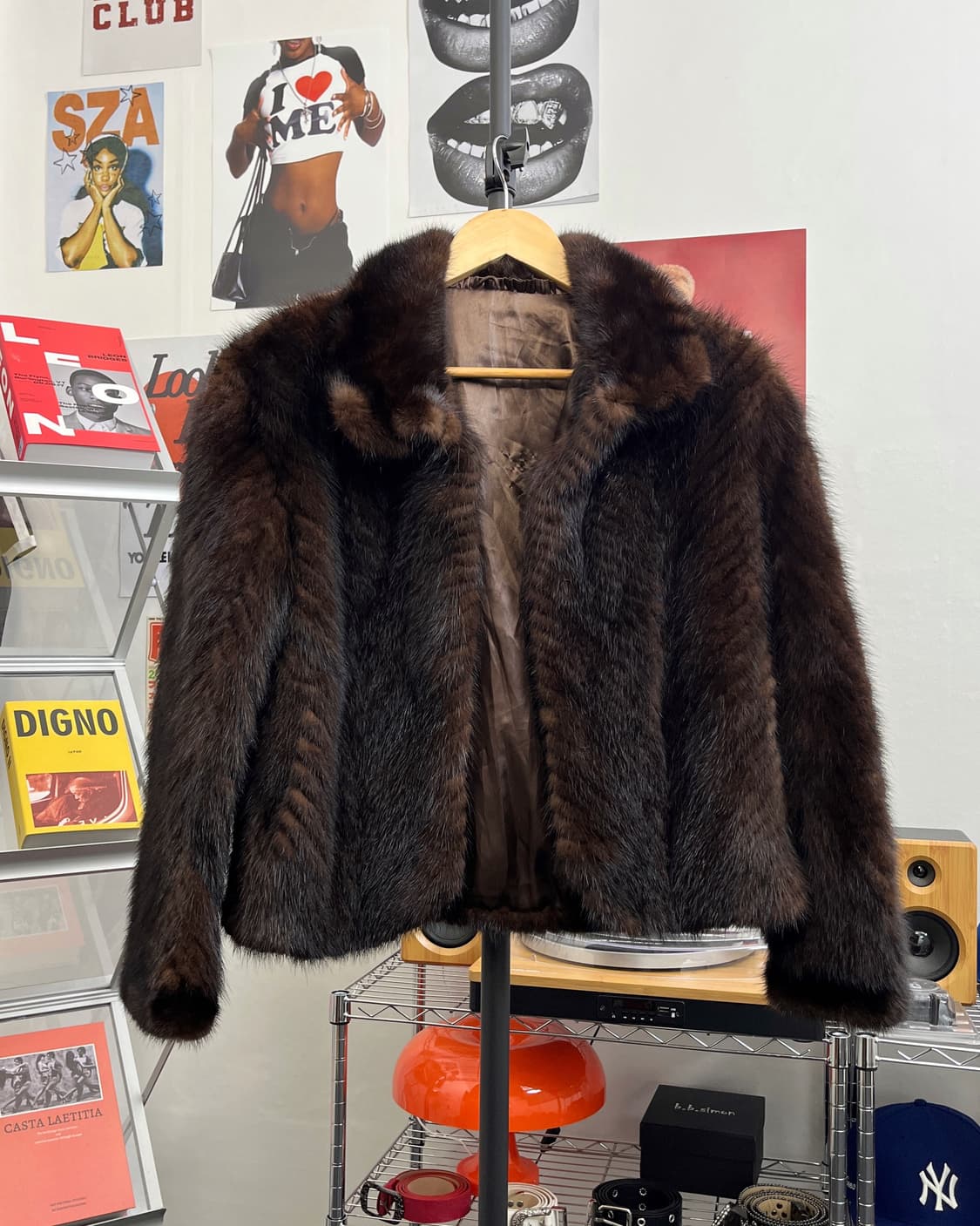 올드 빈티지 브라운 퍼 자켓 상품이미지5