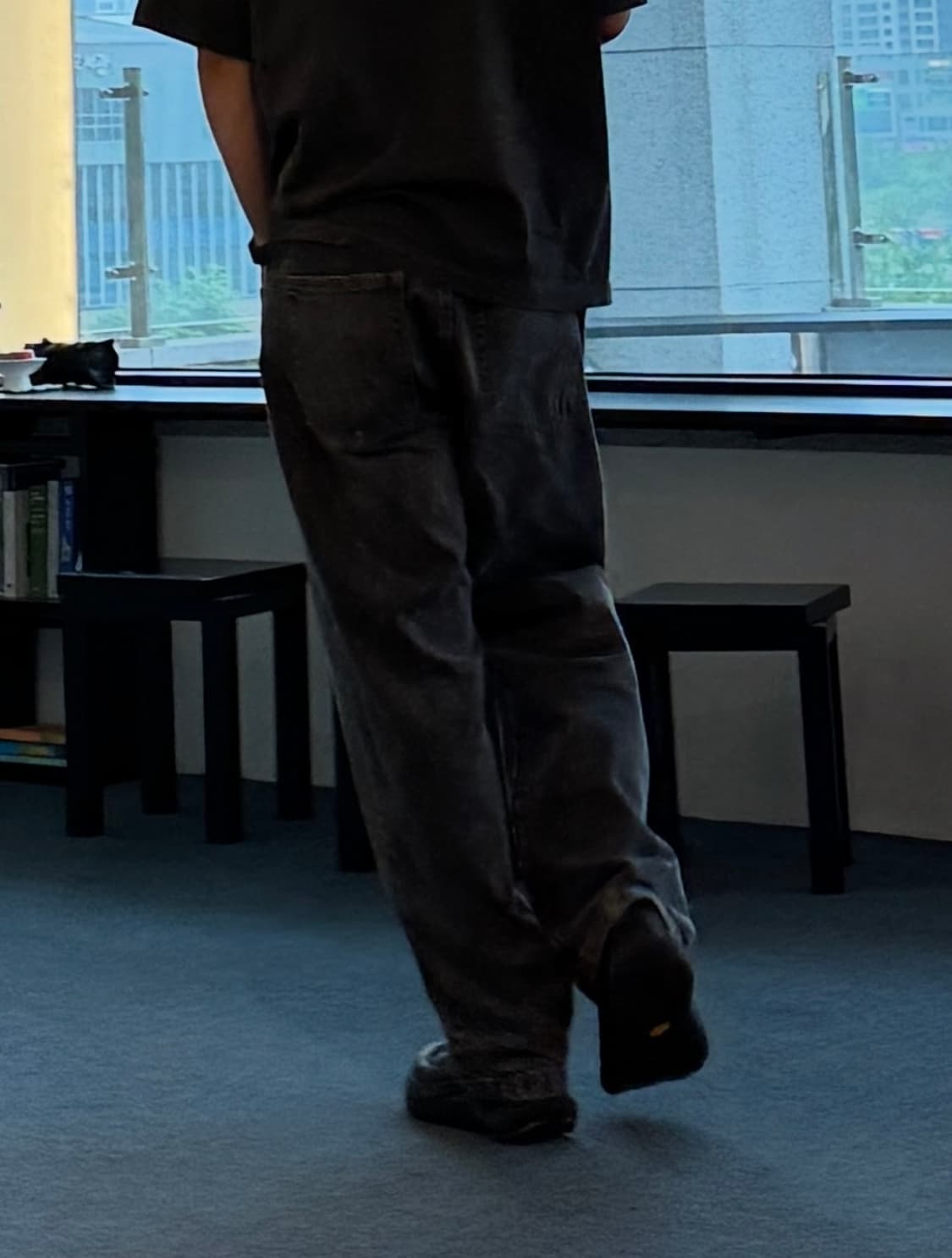 자라 배기핏 흑청데님 팬츠 42 상품이미지5