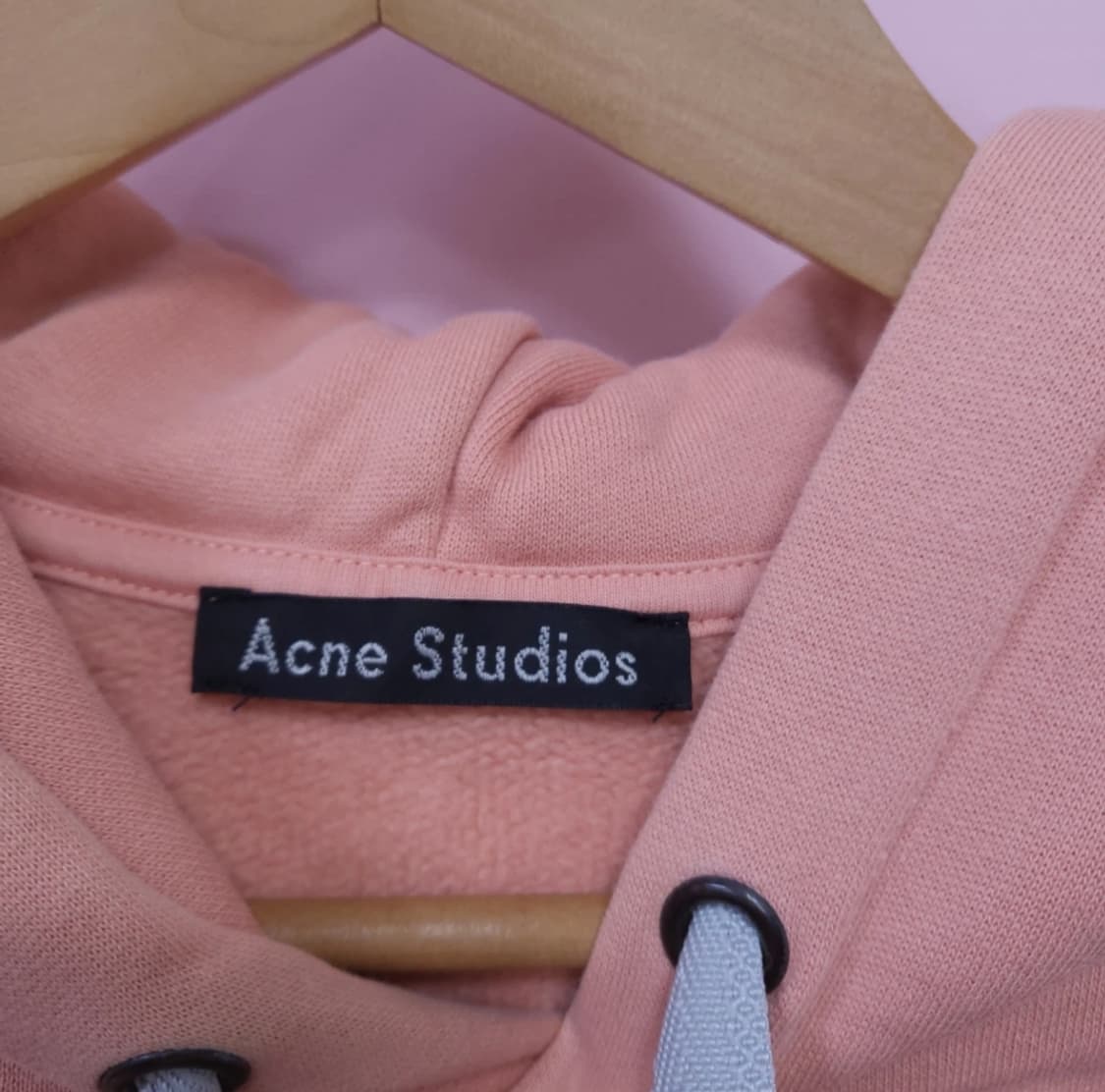 아크네 스튜디오 핑크 후드티 ~66 오버핏 상품이미지6