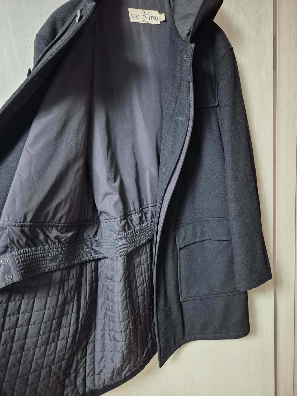 (정품) 발렌티노 울코트 후드코트 울자켓 남성 52 상품이미지6