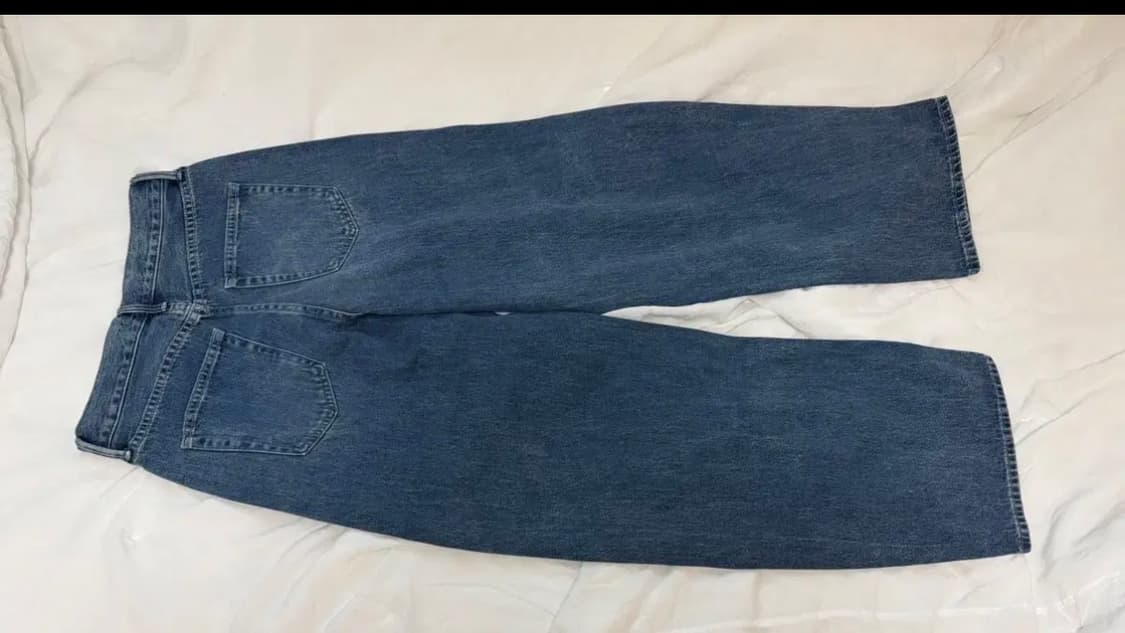 [새 상품] 유니클로 배기커브진 중청 24 상품이미지4