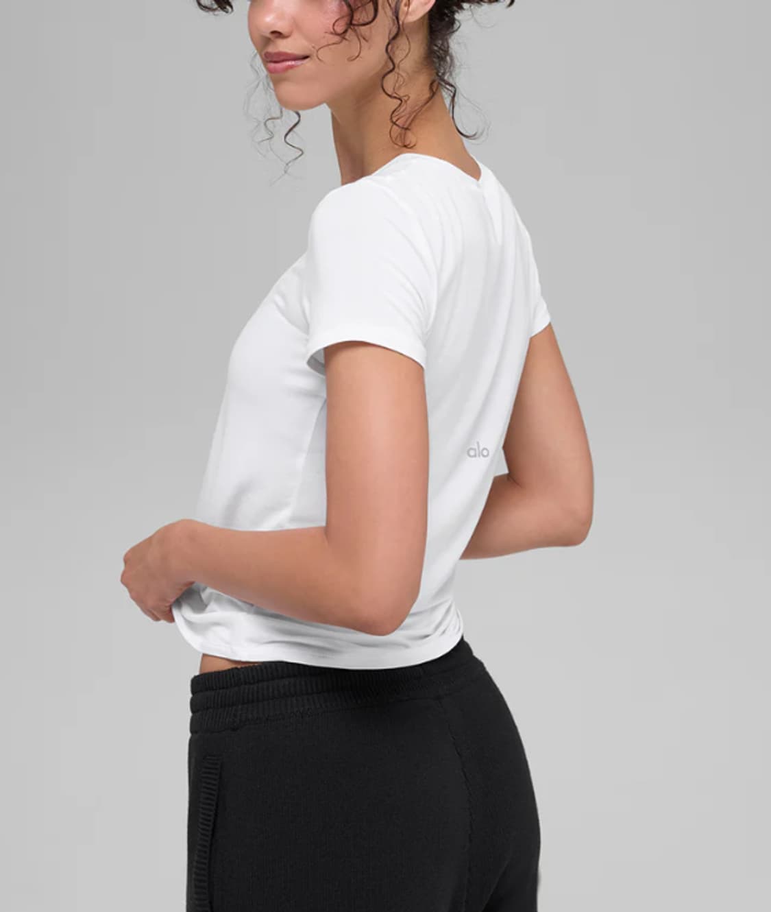 (새상품) 알로요가 Alo Yoga 올 데이 반팔 화이트 XS 상품이미지2