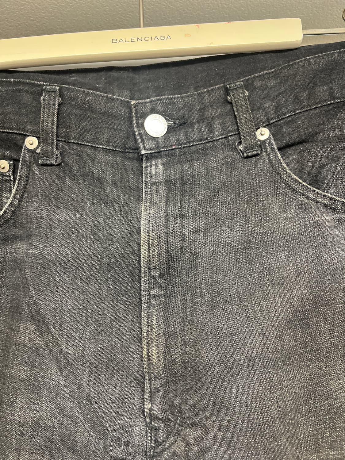 굿이너프 프라그먼트 흑청 데님 34 상품이미지5