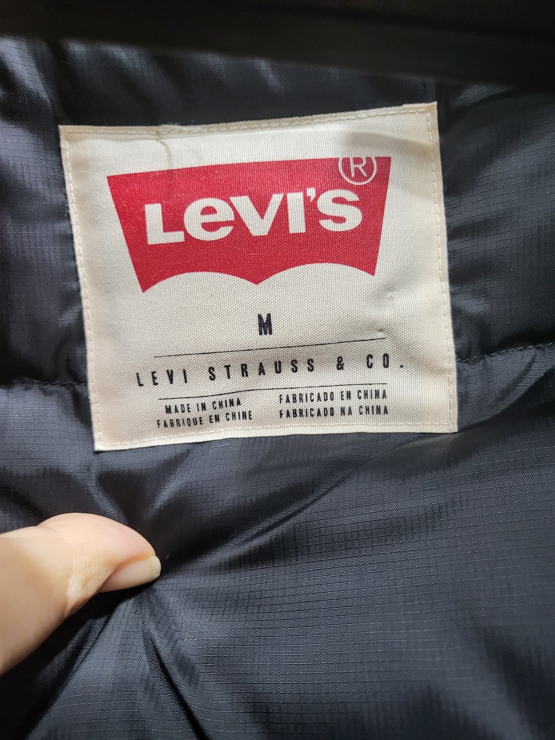 리바이스 다운패딩 항공점퍼형 상품이미지7