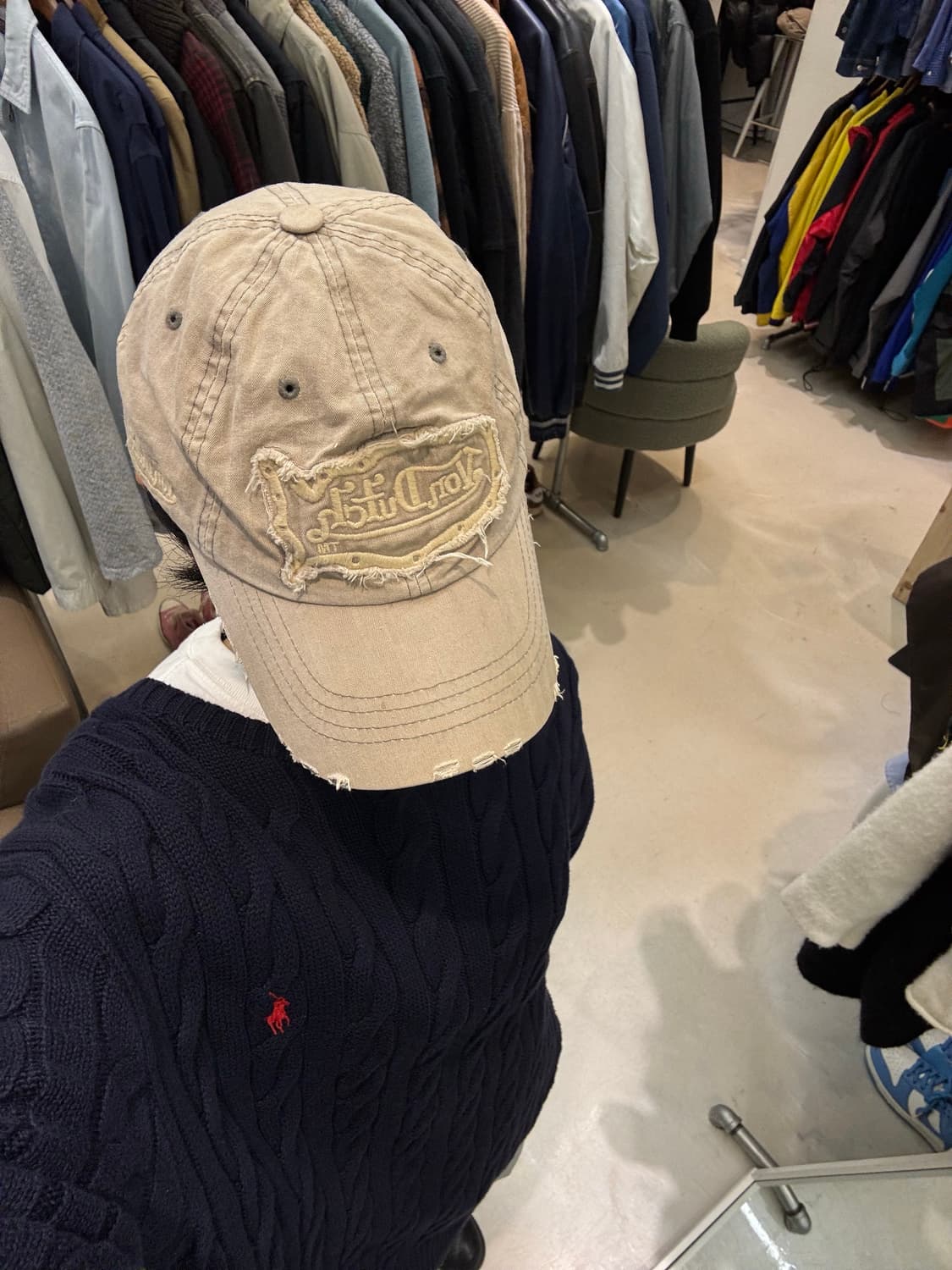 본더치 데미지 볼캡 상품이미지5