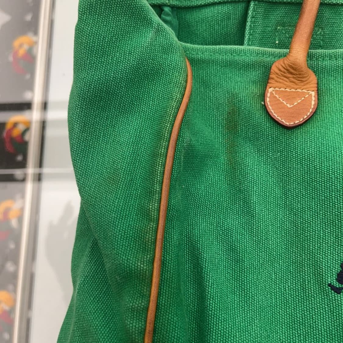 폴로 랄프로렌 키치 빈티지 그린 토트백 C07436 상품이미지6