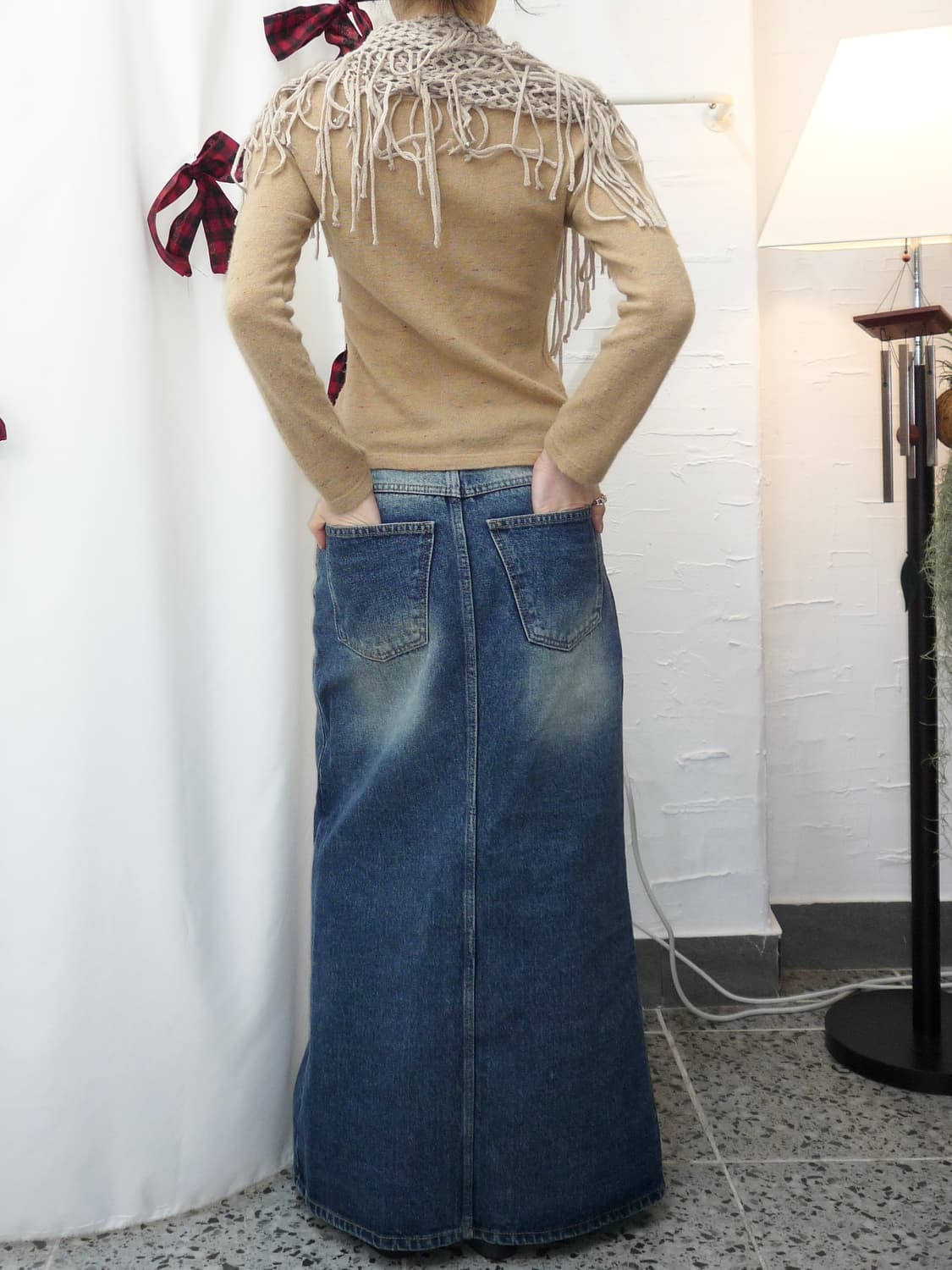 Silver ball point net muffler 상품이미지4