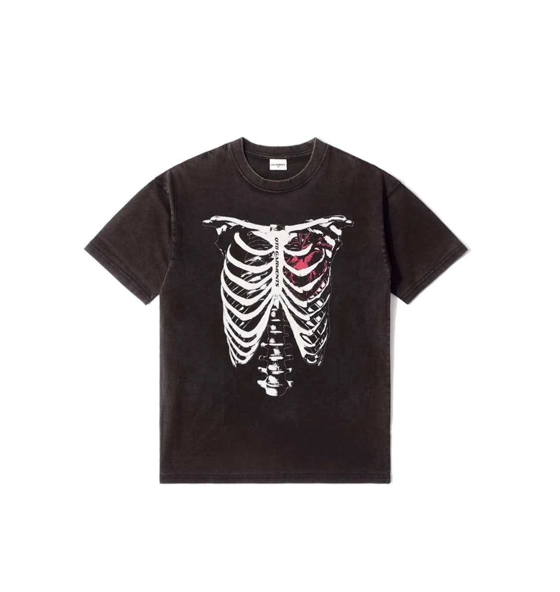 QT8 GARMENTS Bones Washed Tee 상품이미지1