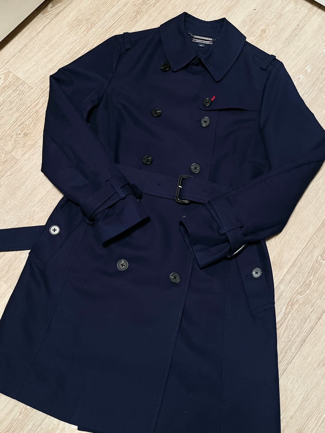 타미힐피거 네이비 트렌치코트 상품이미지1
