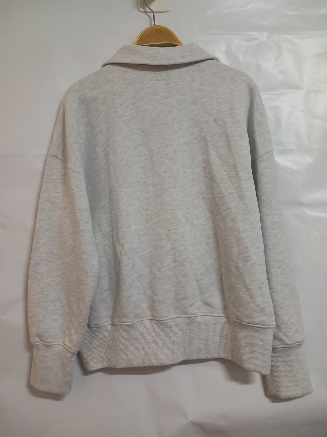 (사이즈1,90)KIRSH 키르시 체리스웻셔츠 라이트그레이 상품이미지5