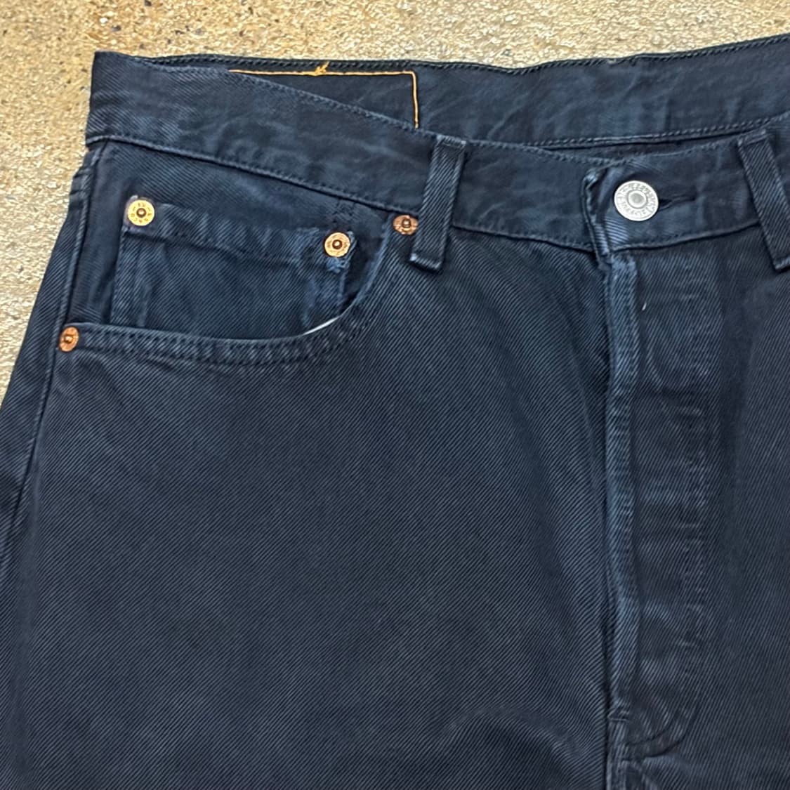 90s 빈티지 리바이스 501 블랙진 청바지 상품이미지3